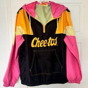 Chester Cheetah Cheetos Basketball 1/4 Zip Pullover Windbreaker Unisex‎ Small